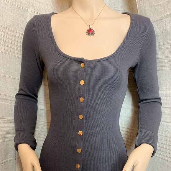 Ribbed Bodycon Dress - Picture 2 of 7